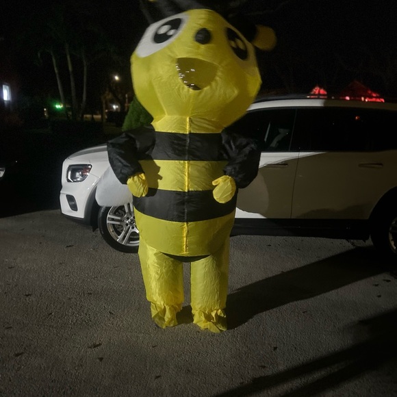 Small Inflatable Bee Trader Joe'S | Costumes | Childrens Inflatable Bee Costume Yellow And ...
